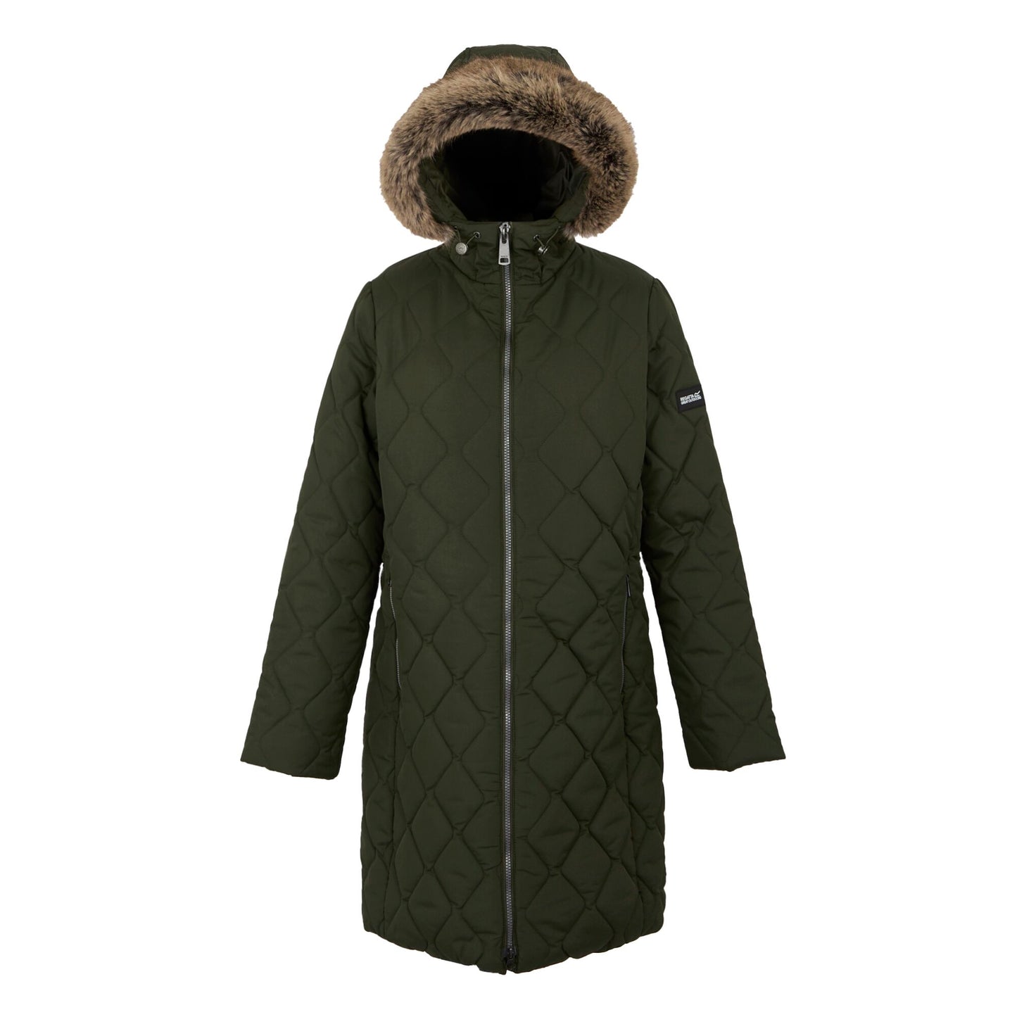Dark Khaki - Front - Regatta Womens-Ladies Fritha III Insulated Parka