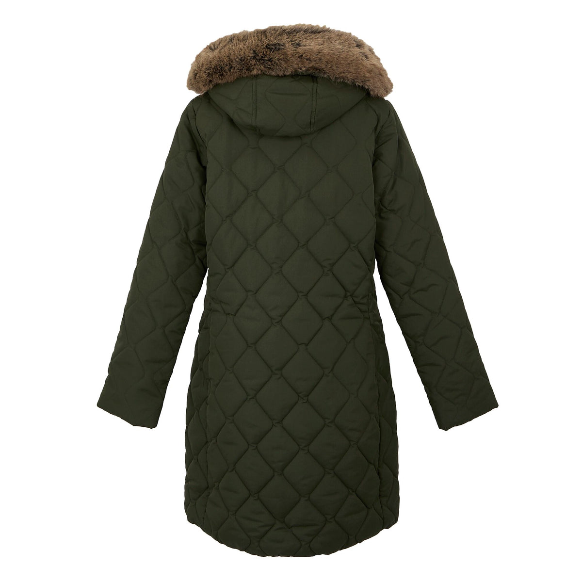 Dark Khaki - Back - Regatta Womens-Ladies Fritha III Insulated Parka