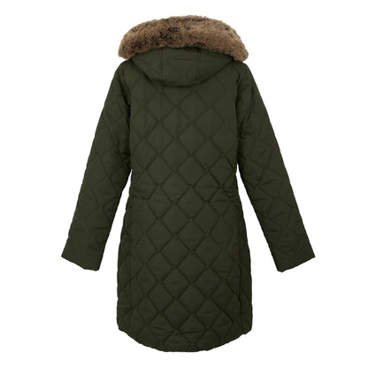Dark Khaki - Back - Regatta Womens-Ladies Fritha III Insulated Parka