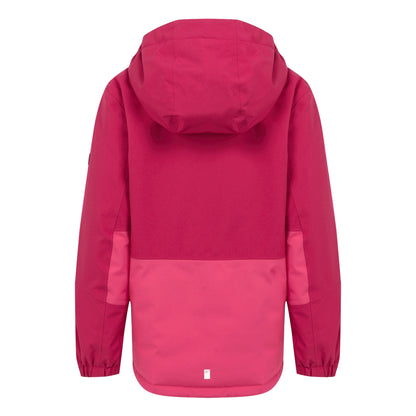 Deep Pink-Hot Pink - Back - Regatta Childrens-Kids Highton V Padded Jacket