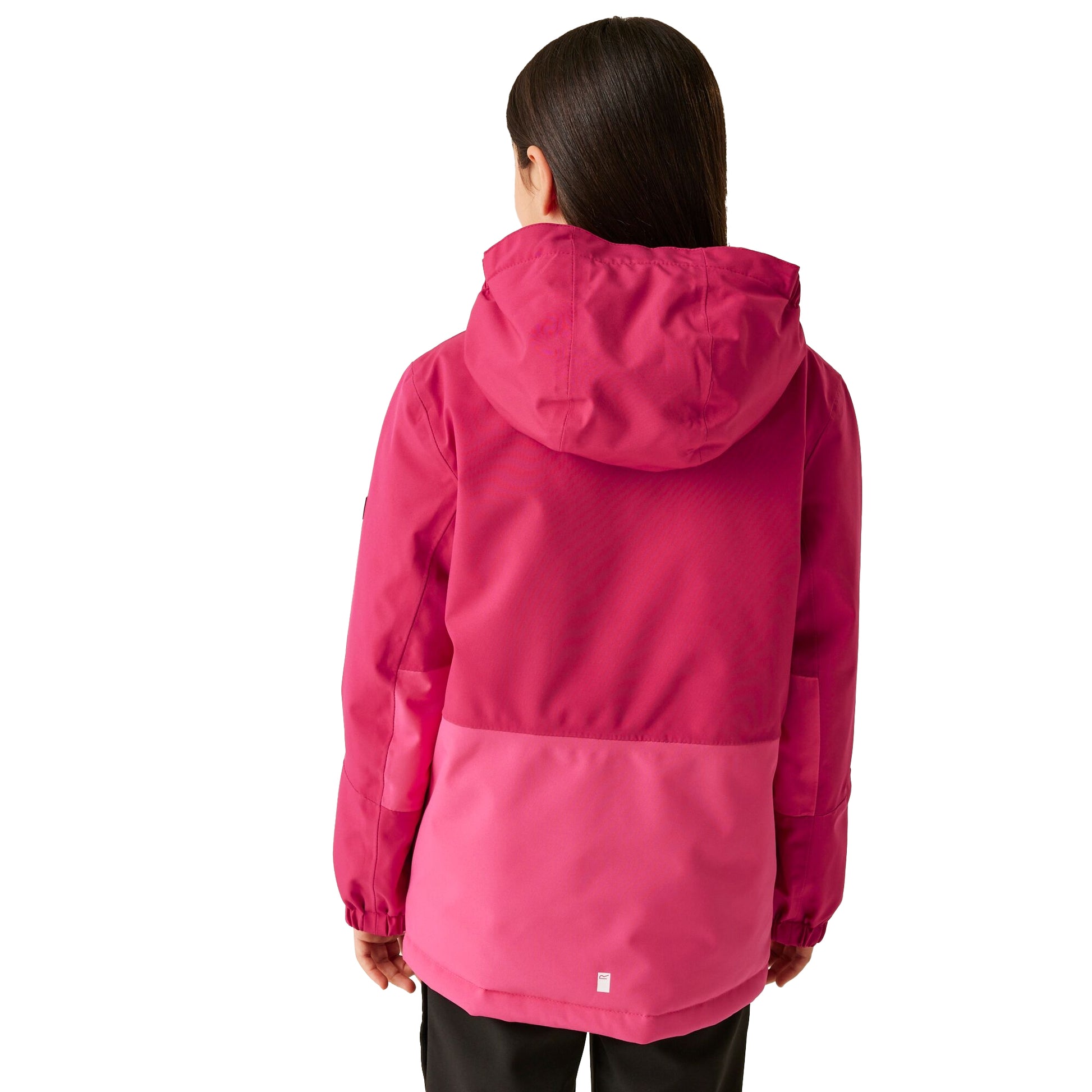 Deep Pink-Hot Pink - Lifestyle - Regatta Childrens-Kids Highton V Padded Jacket