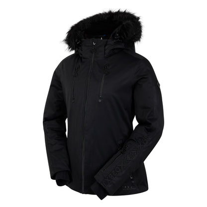 Black - Side - Dare 2B Womens-Ladies Frenzied Ski Jacket
