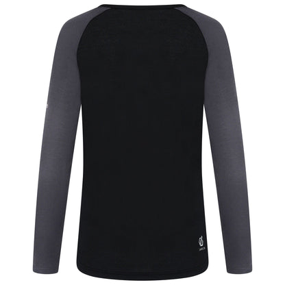 Black-Ebony - Back - Dare 2B Womens-Ladies Exchange III Base Layer Set