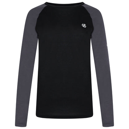Black-Ebony - Side - Dare 2B Womens-Ladies Exchange III Base Layer Set