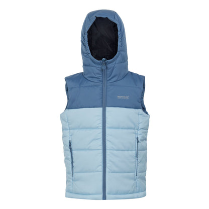 Coronet Blue-Clear Sky - Front - Regatta Childrens-Kids Lofthouse II Gilet
