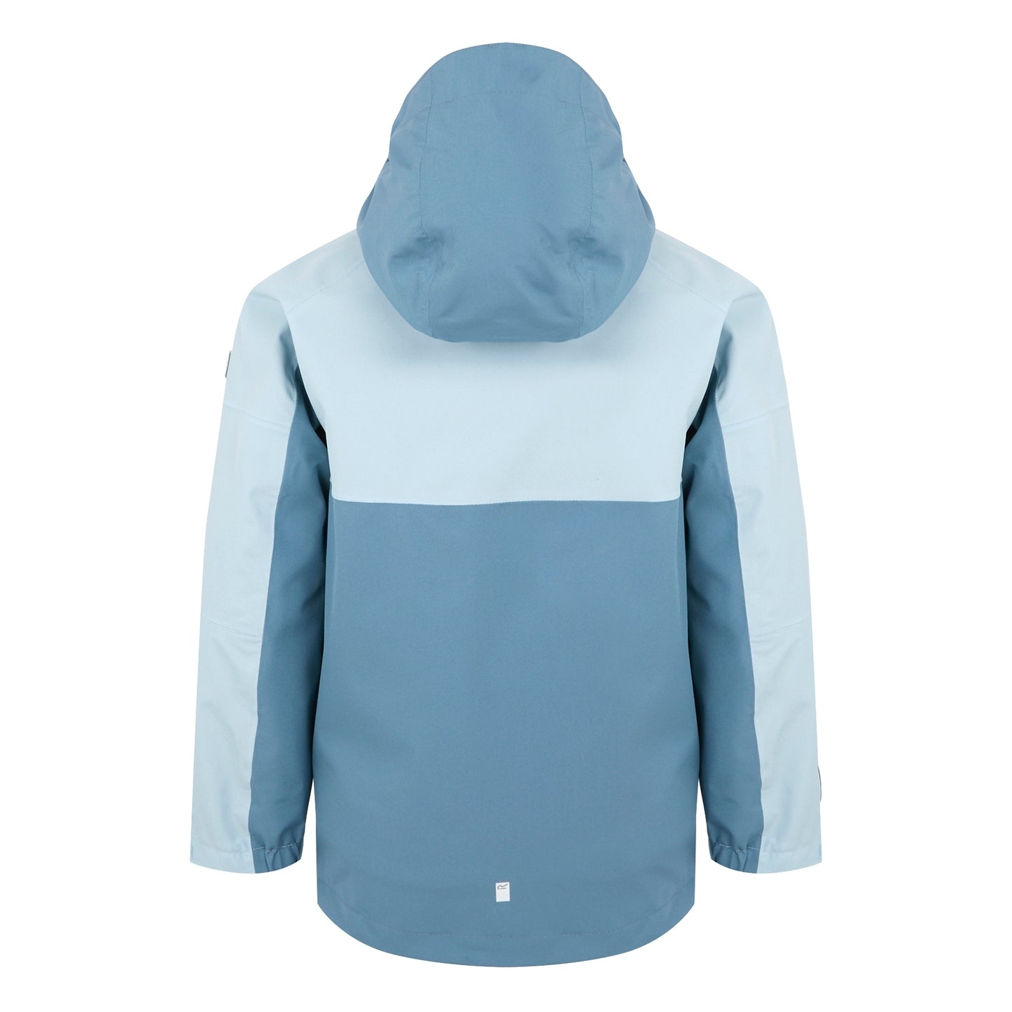Coronet Blue-Clear Sky - Back - Regatta Girls Trekktain 3 in 1 Waterproof Jacket