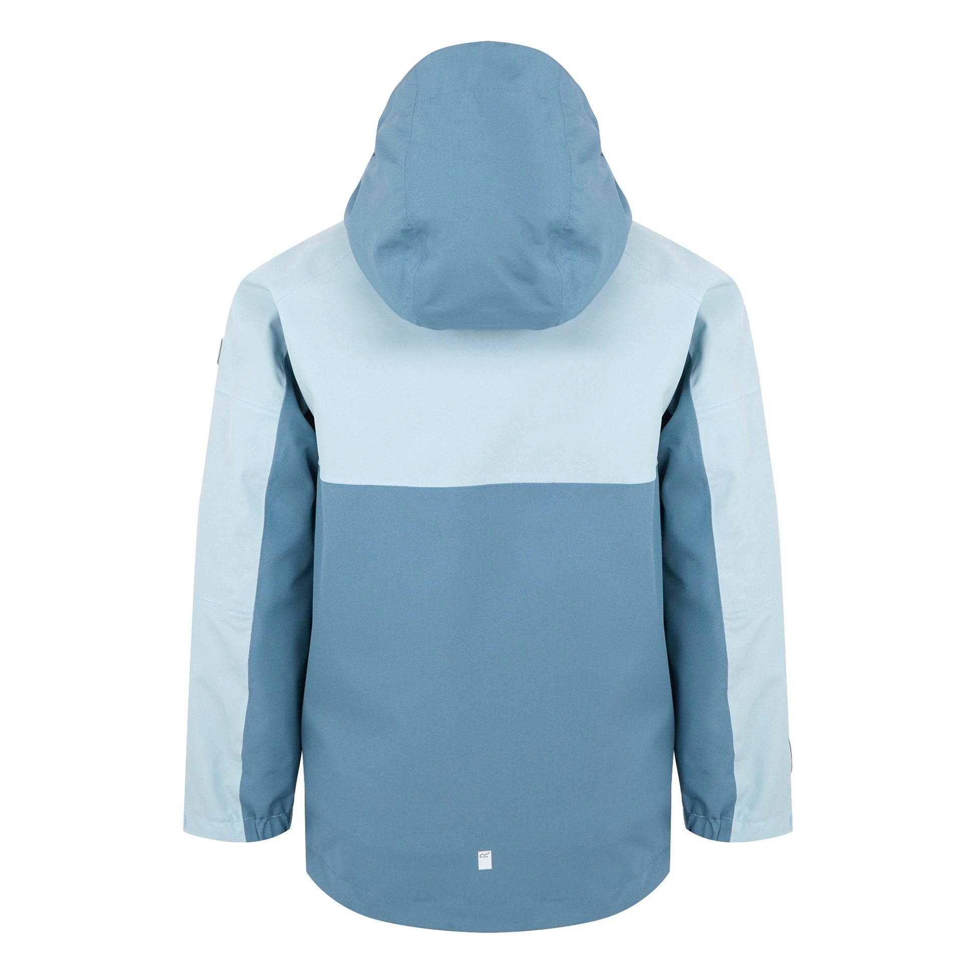 Coronet Blue-Clear Sky - Back - Regatta Girls Trekktain 3 in 1 Waterproof Jacket