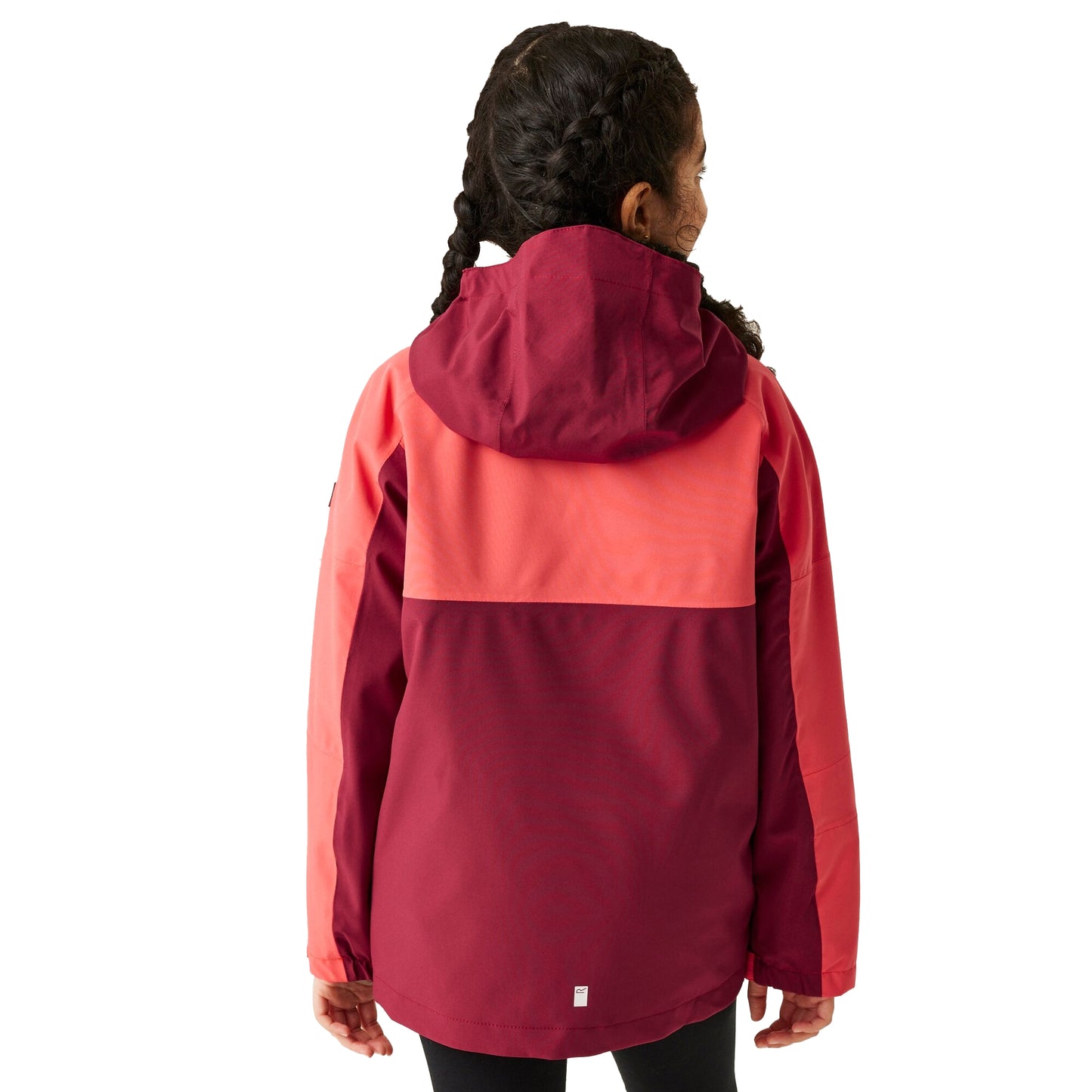 Rumba Red-Red Sky - Lifestyle - Regatta Girls Trekktain 3 in 1 Waterproof Jacket