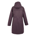 Deep Plum-Black - Back - Regatta Womens-Ladies Romine II Waterproof Jacket