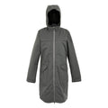 Black-Grey Sky Marl - Front - Regatta Womens-Ladies Romine II Waterproof Jacket