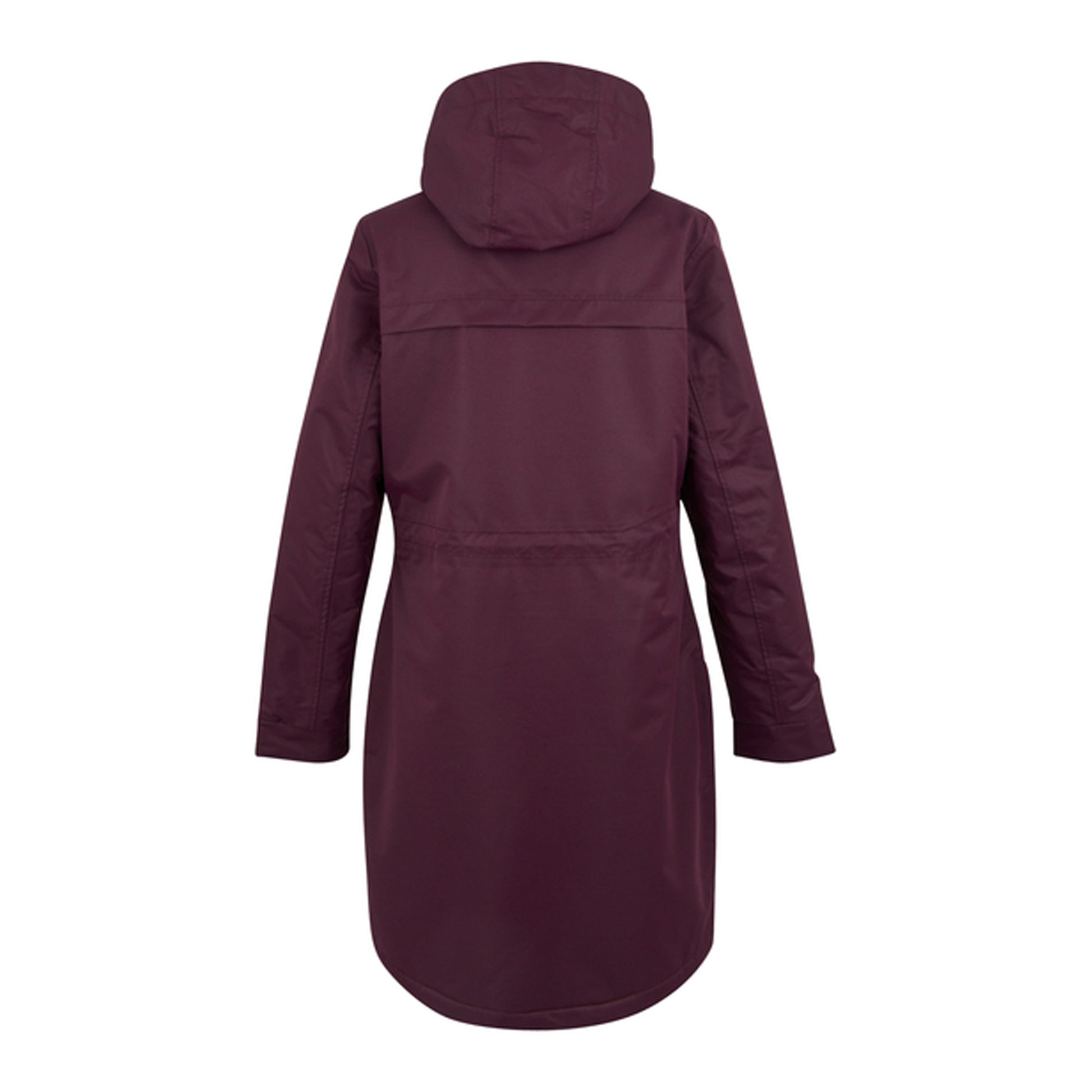 Fig-Black - Back - Regatta Womens-Ladies Romine II Waterproof Jacket