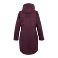 Fig-Black - Back - Regatta Womens-Ladies Romine II Waterproof Jacket