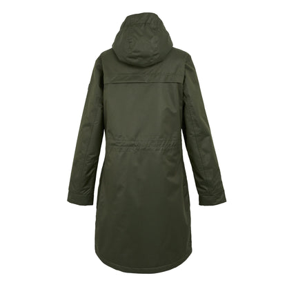 Dark Khaki-Black - Back - Regatta Womens-Ladies Romine II Waterproof Jacket