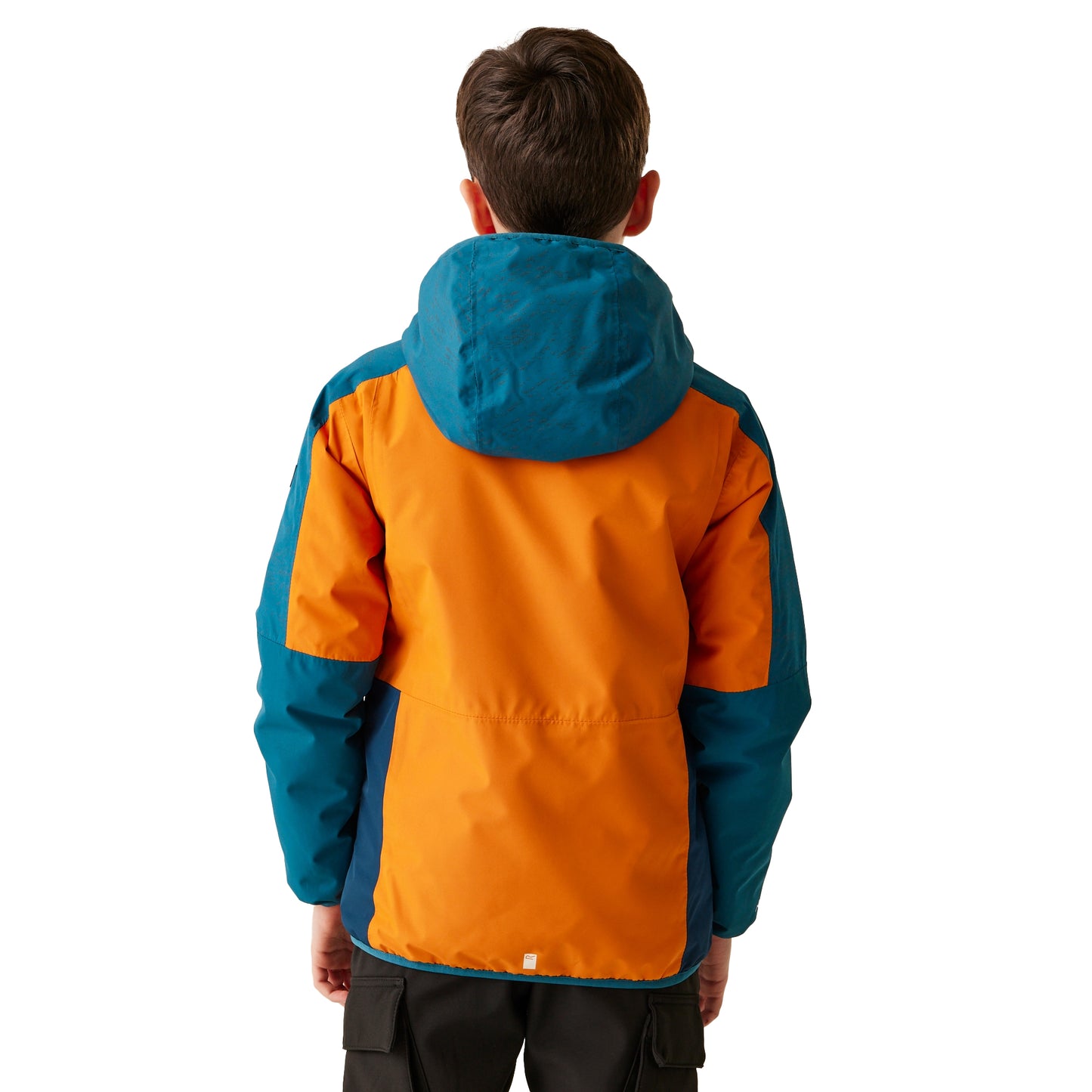 Fox-Moroccan Blue - Lifestyle - Regatta Childrens-Kids Volcanics VIII Terrain Print Reflective Jacket