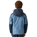 Coronet Blue-Navy - Lifestyle - Regatta Childrens-Kids Volcanics VIII Terrain Print Reflective Jacket