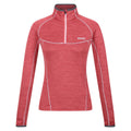 Mineral Red - Front - Regatta Womens-Ladies Yonder II Half Zip Fleece Top