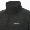 Black - Side - Regatta Womens-Ladies Yonder II Half Zip Fleece Top