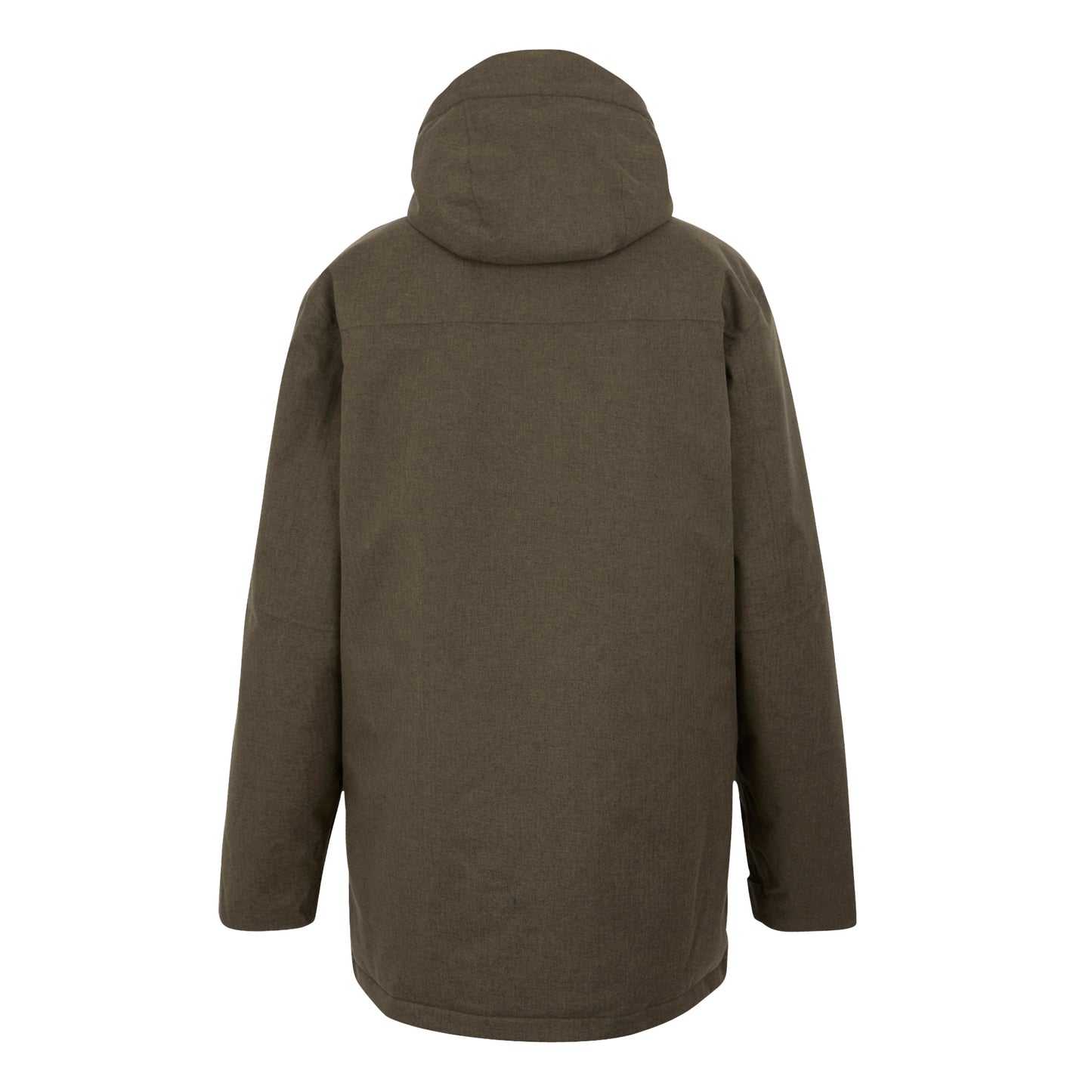 Crocodile-Black Marl - Back - Regatta Mens Ezdale Waterproof Insulated Jacket