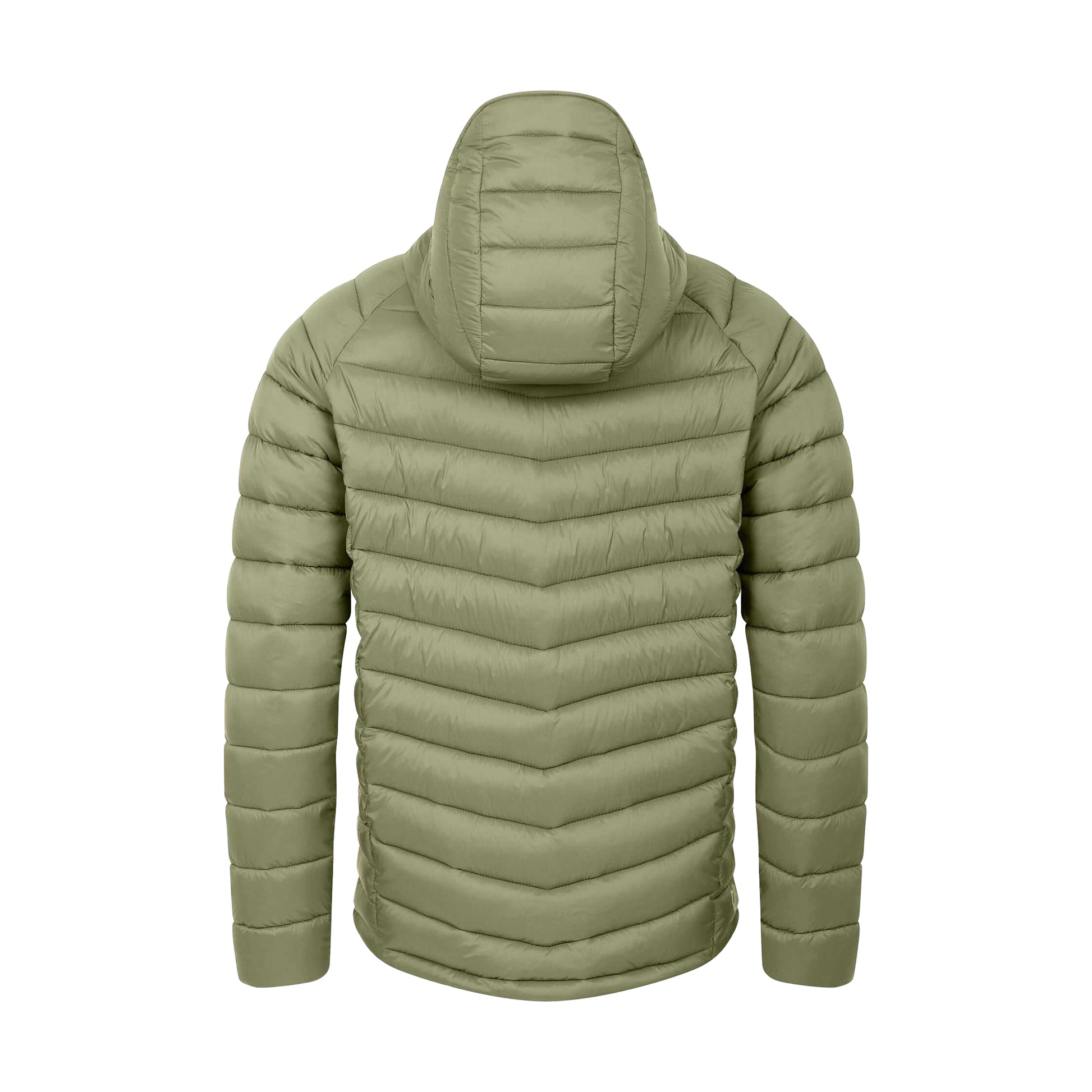 Olivine Green - Back - Dare 2B Mens Torrek Mountain Baffled Padded Jacket