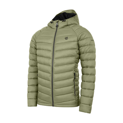 Olivine Green - Side - Dare 2B Mens Torrek Mountain Baffled Padded Jacket