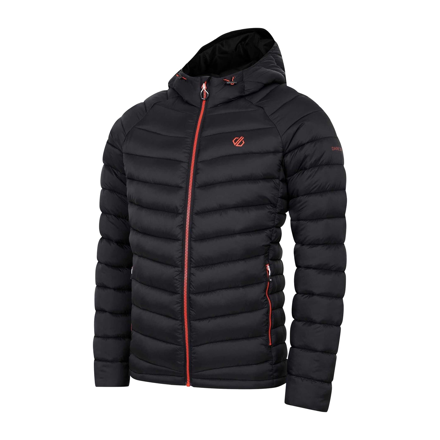 Black - Side - Dare 2B Mens Torrek Mountain Baffled Padded Jacket