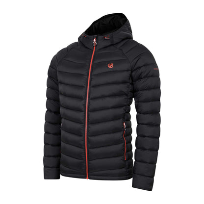 Black - Side - Dare 2B Mens Torrek Mountain Baffled Padded Jacket
