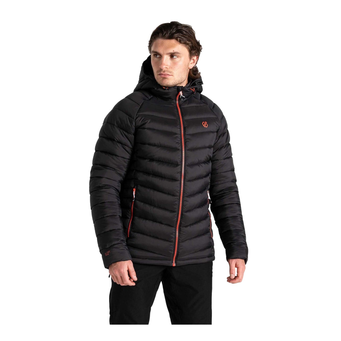 Black - Lifestyle - Dare 2B Mens Torrek Mountain Baffled Padded Jacket