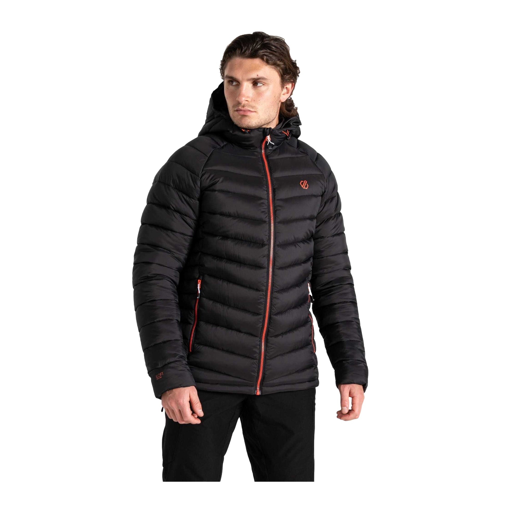 Black - Lifestyle - Dare 2B Mens Torrek Mountain Baffled Padded Jacket