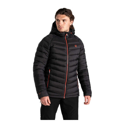 Black - Lifestyle - Dare 2B Mens Torrek Mountain Baffled Padded Jacket