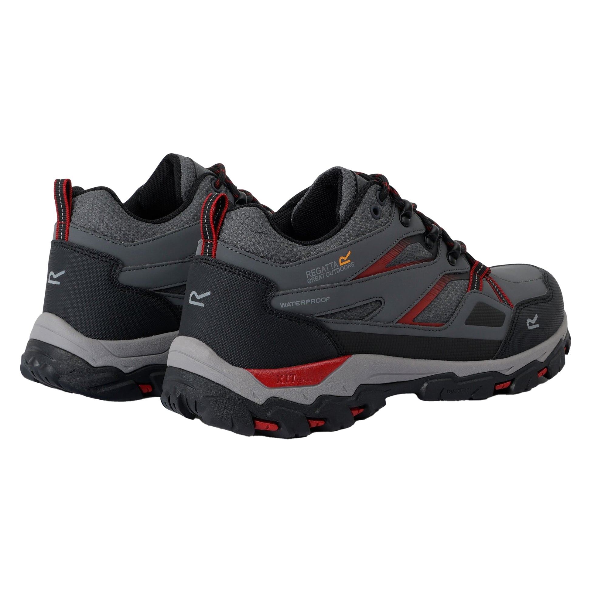 Briar-Rio Red - Back - Regatta Mens Holcombe 3 Low Walking Boots