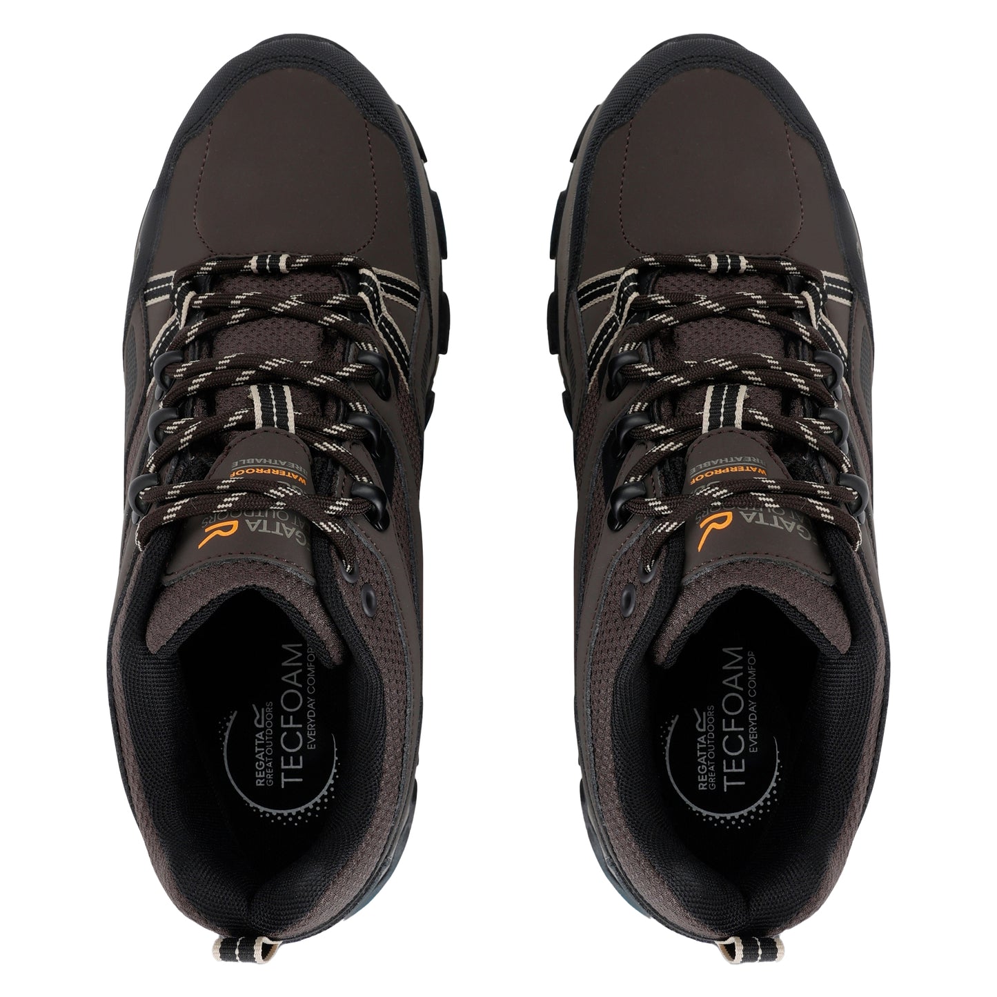 Peat-Gold Fawn - Pack Shot - Regatta Mens Holcombe 3 Low Walking Boots