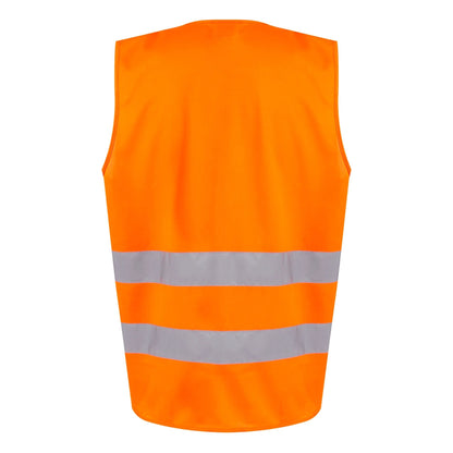 Orange - Back - Regatta Professional Unisex Adult Hi-Vis Vest