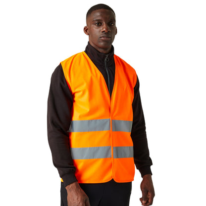 Orange - Side - Regatta Professional Unisex Adult Hi-Vis Vest