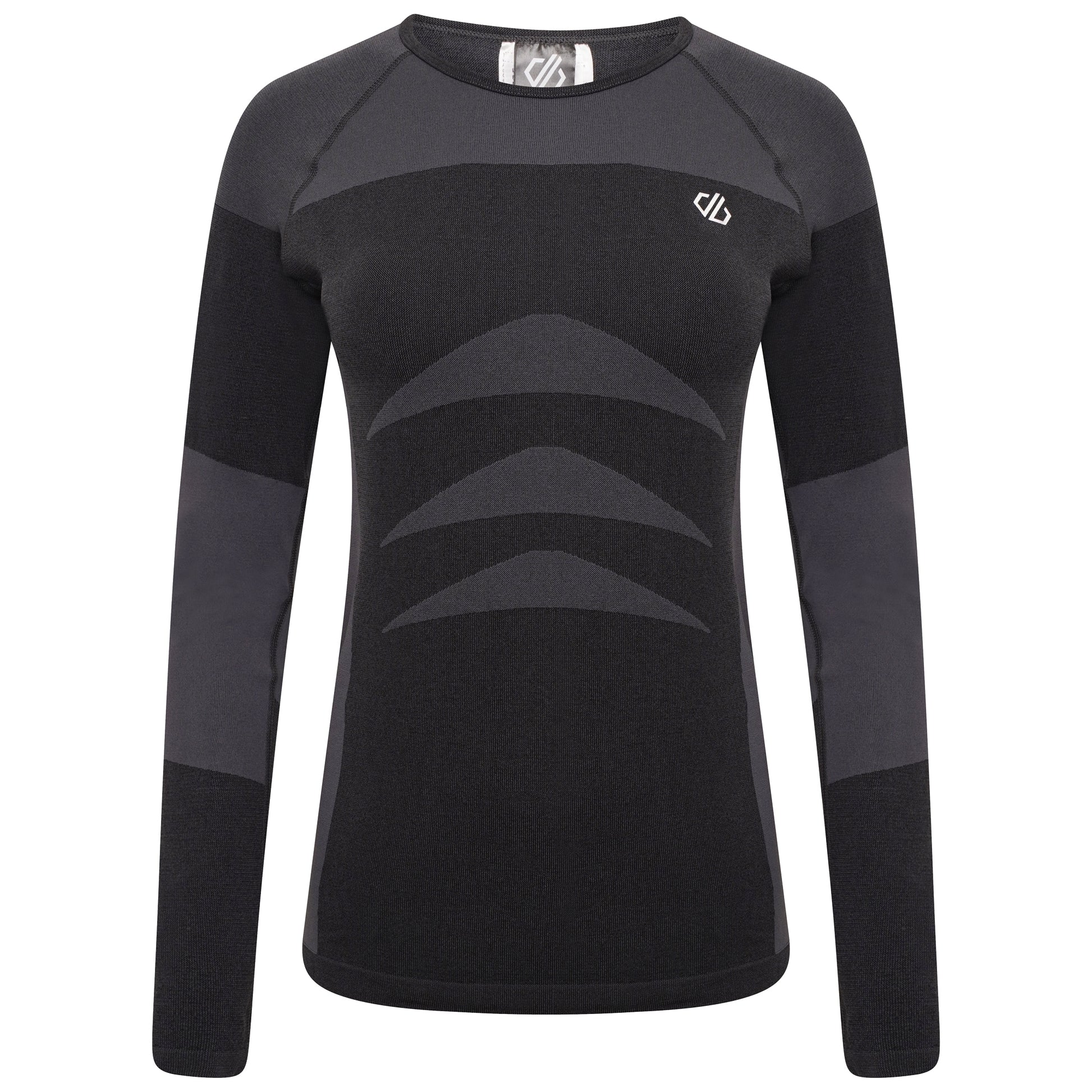 Black-Black - Side - Dare 2B Womens-Ladies In The Zone II Base Layer Set