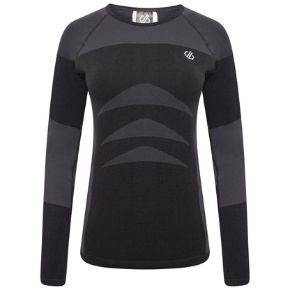 Black-Black - Side - Dare 2B Womens-Ladies In The Zone II Base Layer Set