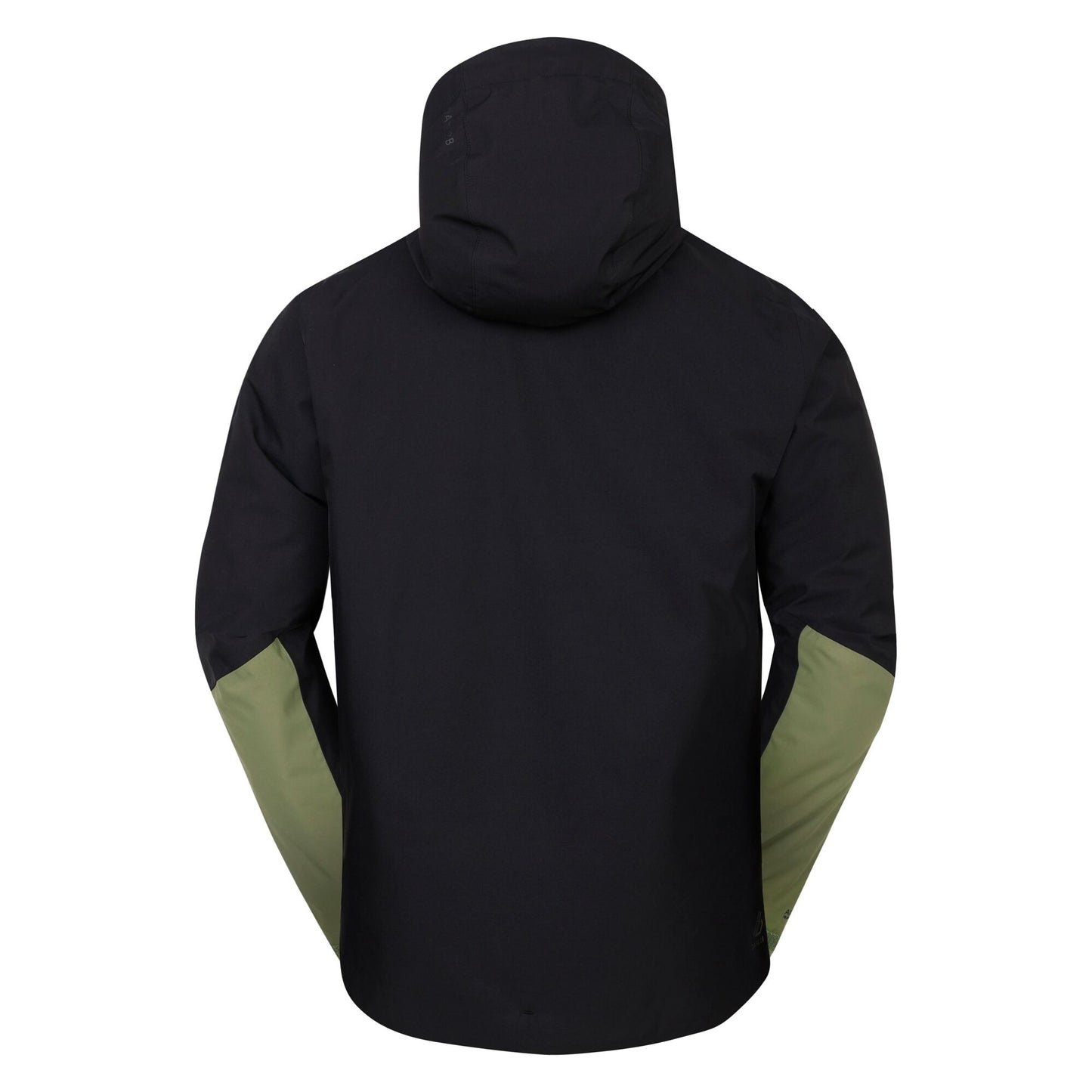 Black-Olivine Green - Back - Dare 2B Mens Precision II Ski Jacket