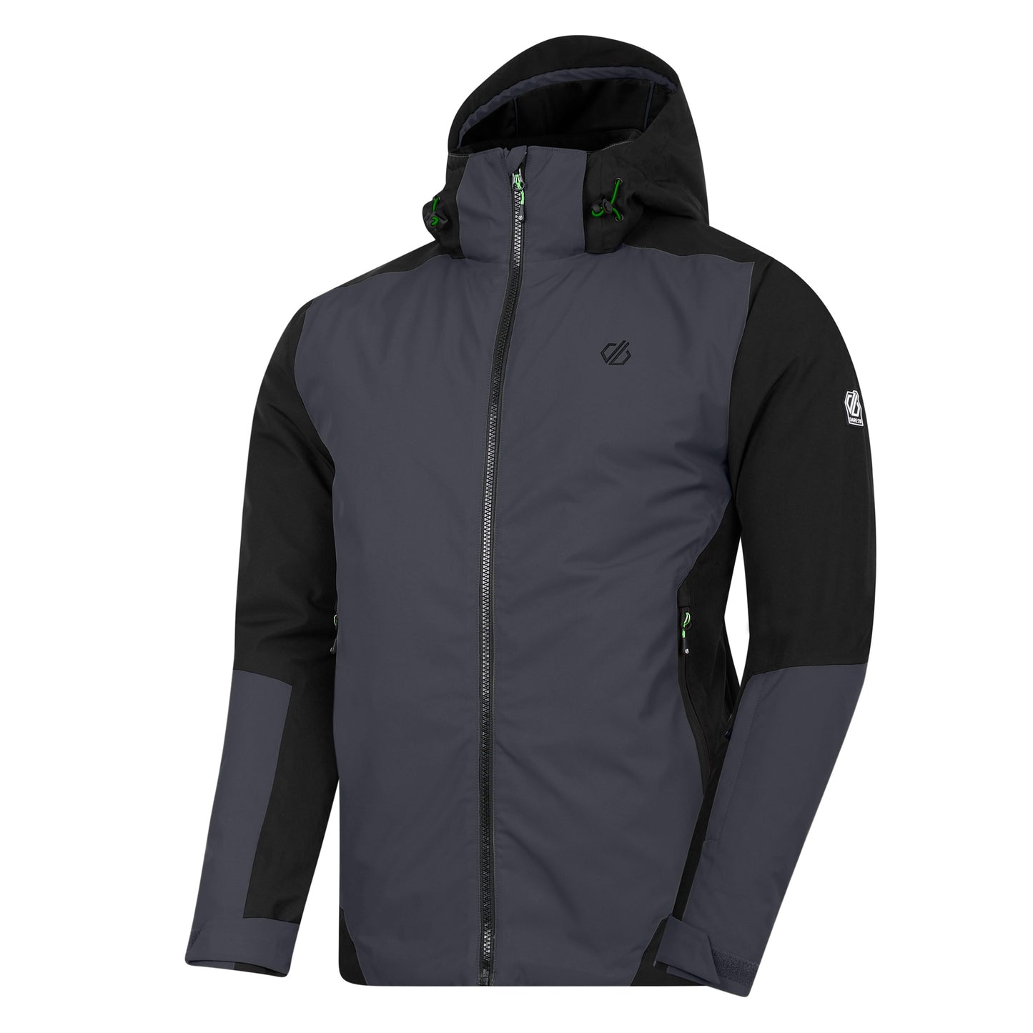 Black-Ebony - Side - Dare 2B Mens Precision II Ski Jacket