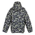 Grey - Back - Regatta Womens-Ladies Orla Kiely Birdy Quilted Oversized Jacket