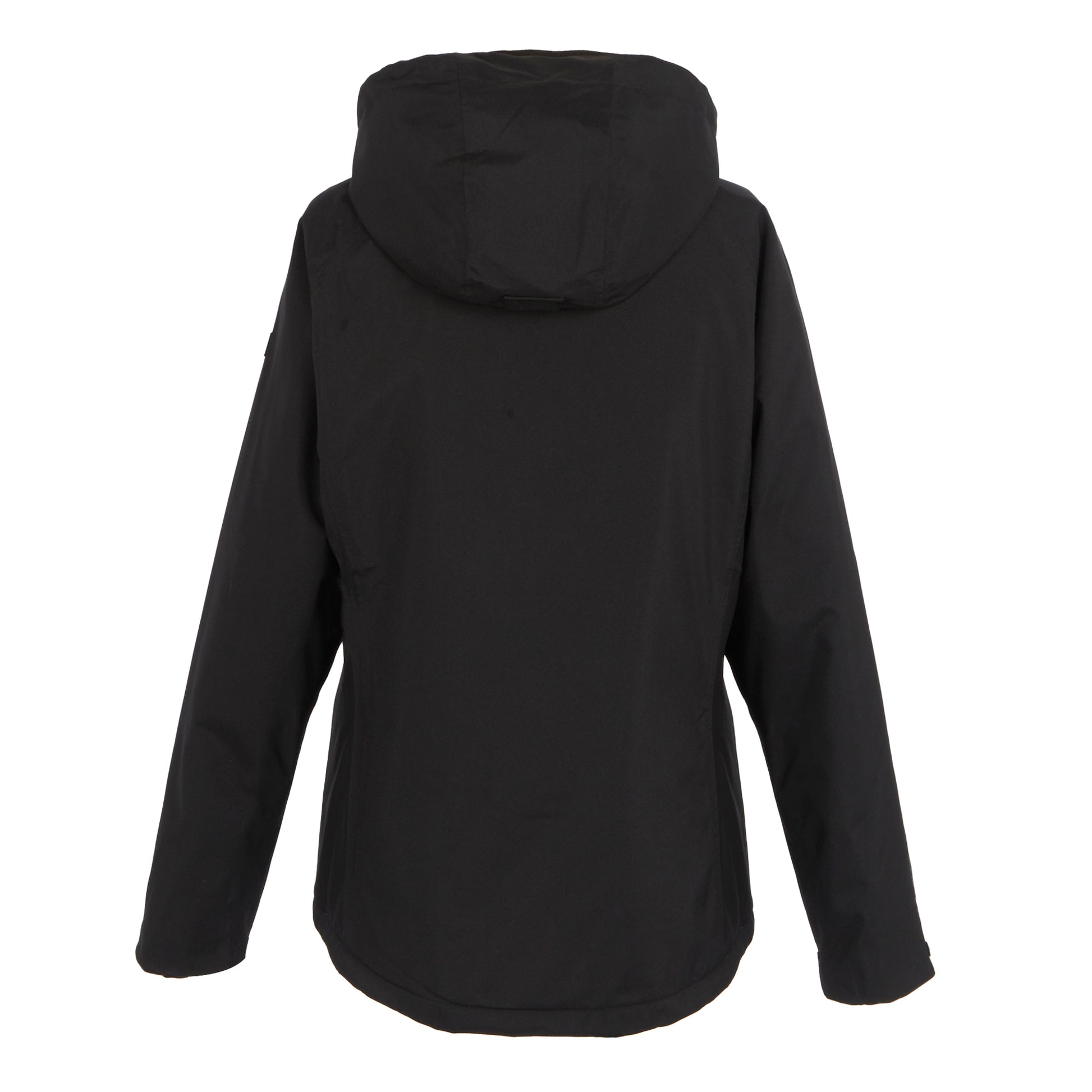 Black-Warm Taupe - Back - Regatta Womens-Ladies Frelton Waterproof Jacket