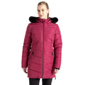Hydrangea Pink - Lifestyle - Dare 2B Womens-Ladies Striking IIII Mid Length Padded Jacket