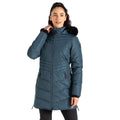 Orion Grey - Lifestyle - Dare 2B Womens-Ladies Striking IIII Mid Length Padded Jacket