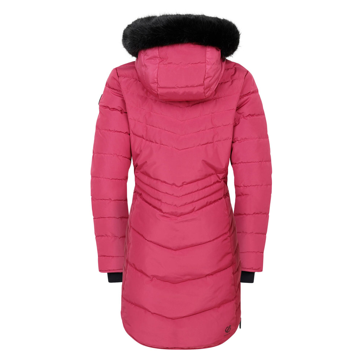 Hydrangea Pink - Back - Dare 2B Womens-Ladies Striking IIII Mid Length Padded Jacket