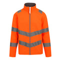 Orange - Front - Regatta Professional Mens 2 Layer Hi-Vis Soft Shell Jacket