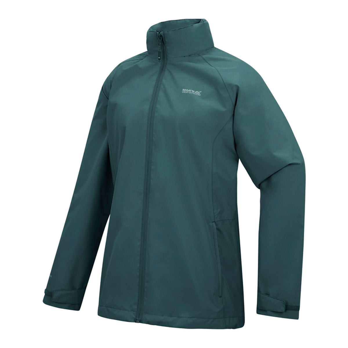 Mediterranean Green - Side - Regatta Womens-Ladies Daysha II Waterproof Jacket