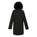 Black - Front - Regatta Womens-Ladies Faux Fur Trim Parka