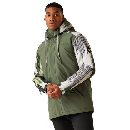 Thyme Leaf - Side - Regatta Mens Christian Lacroix Lunel Waterproof Padded Jacket