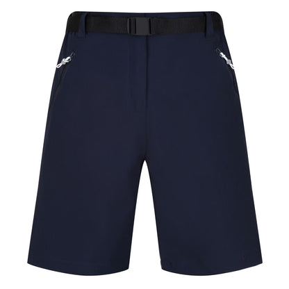 Navy - Front - Regatta Womens-Ladies Xert III Stretch Shorts