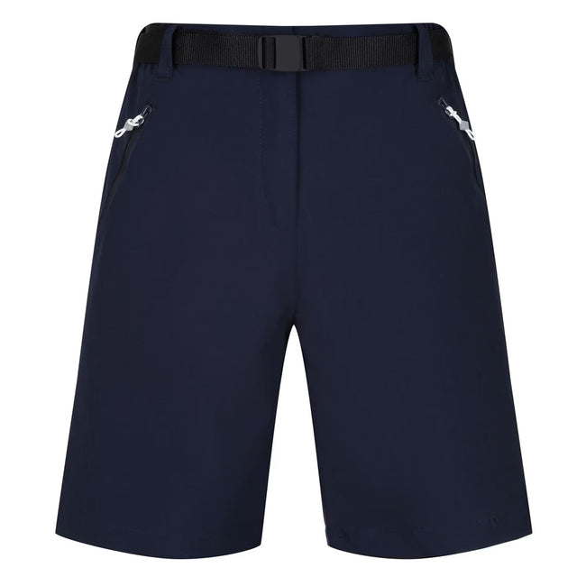 Navy - Front - Regatta Womens-Ladies Xert III Stretch Shorts
