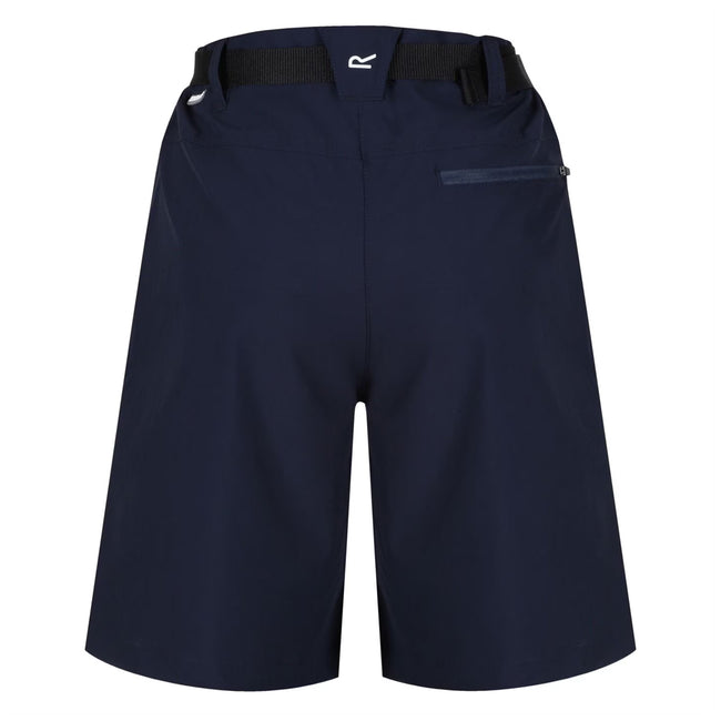 Navy - Back - Regatta Womens-Ladies Xert III Stretch Shorts