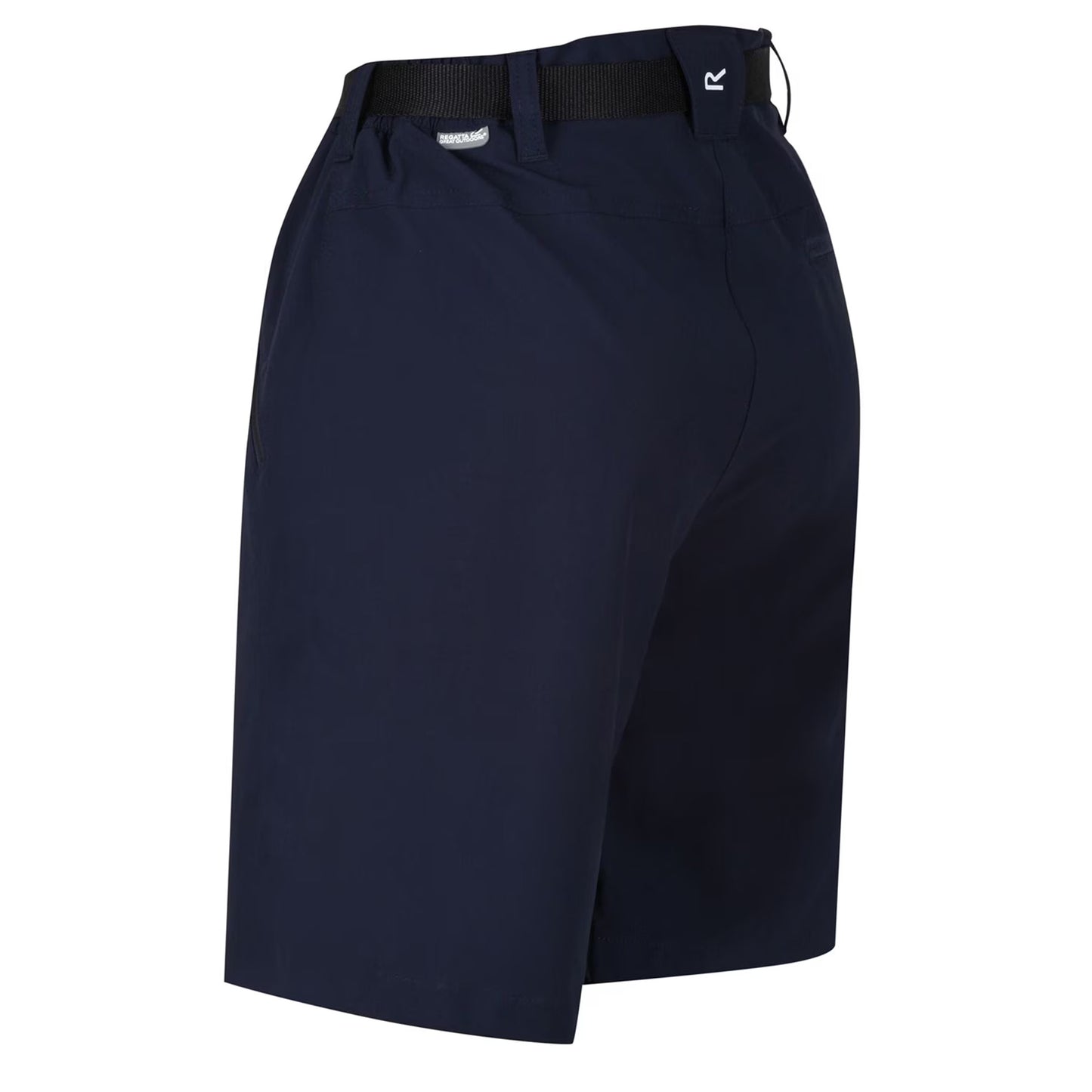 Navy - Side - Regatta Womens-Ladies Xert III Stretch Shorts